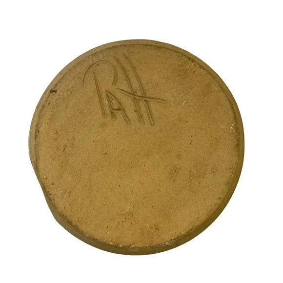 Studio Art MULE SPRINGS POTTERY 6" Tall Handmade Bulb Stoneware Vase Unique - Picture 8 of 15